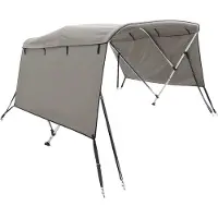 vidaXL Biminitop 3 bogen met zijwanden 183x(185-198)x137 cm