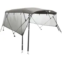 vidaXL Biminitop 3 bogen met mesh zijwanden 183x(170-182)x137 cm