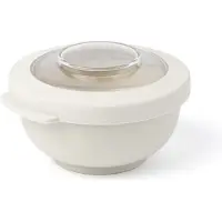 Toychamp Tylla Oat Snack Bowl - Perfect Afsluitbare Snackdoosje - Voor onderweg - Vaatwas, magnetron, en diepvriesbestendig - Lichtgrijs - 200 ml
