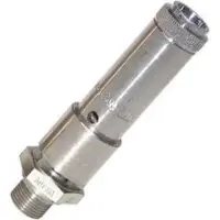 Tameson G 1/2'' vernikkeld messing vooringesteld veiligheidsventiel 50 bar (725.2 psi) DN 10