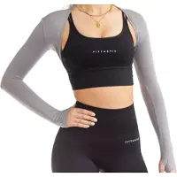 Fittastic Sportswear Fittasstic Sportswear Bolero Top Gray