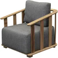 AVH-Collectie Milano lounge tuinstoel teakhout
