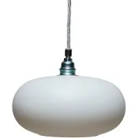Ebb & Flow Horizon Hanglamp Marshmallow | Shiny Silver | Ø: 21 cm E14