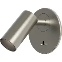 Astro Micro Recessed Switched Wandlamp Matt Nickel