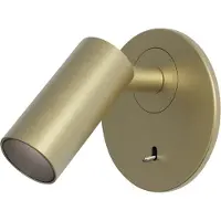 Astro Micro Recessed Switched Wandlamp Matt Gold