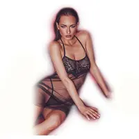 Anais Pop Anaïs Rosana Zwart Rood/Zwart Maat S/M