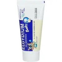 Elgydium Oral Care Baby Tandpasta | Biologisch gecertificeerd | 6 maanden tot 2 jaar 30 ml Tandcrème