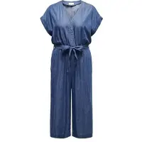 ONLY Carmakoma jumpsuit CARYUKA medium blue denim female | Maat: 52-32