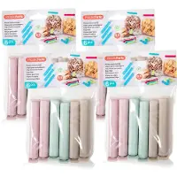 Forte Plastics Plasticforte 24x afsluitclips / vershoudclips - 8 cm - keuken/voedsel zakjes afsluiten - Vershoudknijpers