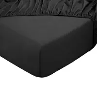 DoubleDry Hoeslaken 100% natuurlijk katoen eenpersoons 90x200 cm zacht &