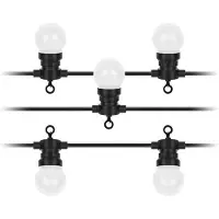 Rebel - Buitenlamp Girlanda - Warm Wit LED - 6m - IP44