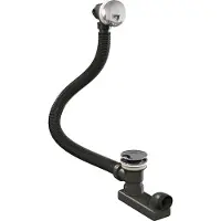 Brauer Badafvoer met Overloop Chrome Edition Chroom