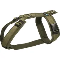 AnnyX Hondentuig - Y-tuig - Olijfgroen - Legergroen - maat XS - Borstomvang 43-52cm - Gewicht hond 6 -12 kg