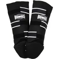 Rumble Kickboks Scheenbeschermers Luxe Zwart XXS