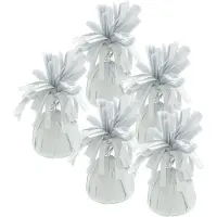Haza Ballon gewichtjes - 10x - wit - 170 gram - gewichtjes voor helium ballontrosjes
