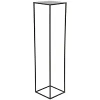 HowHomely Loftstijl - Moderne Standaard Plantenbak - 100 cm - Zwart - Staal
