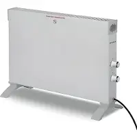 Kumtel Elektrische Convectorkachel | 2500 watt| 28 m² | Elektrische verwarming | Panelheater | Warme Lucht | Wit