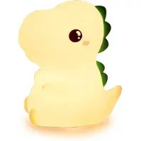 Eurekakids Silicone Dino Lamp Geel Kinderen