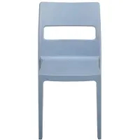 S•CAB Designstoel, terrasstoel, campingstoel SAI in lichtblauw van het Italiaanse . Verpakt per 6 stuks en 5 jaar garantie!