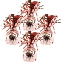 Haza Ballon gewichtjes - 8x - rose goud - 170 gram - gewichtjes voor helium ballontrosjes