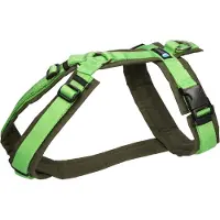 AnnyX Hondentuig - Y-tuig - Groen/Olijfgroen - maat M - Borstomvang 62-74cm