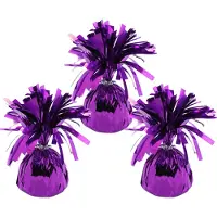 Haza Ballon gewichtjes - 6x - paars - 170 gram - gewichtjes voor helium ballontrosjes