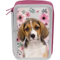 Animal Pictures Beagle - Leeg Etui - Multi