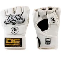 Danger Competition MMA handschoenen - semi-leer - wit - maat XL