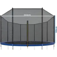 Viking Sports - Veiligheidsnet trampoline - buitenzijde - 244 cm