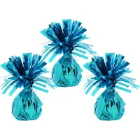 Haza Ballon gewichtjes - 5x - lichtblauw - 170 gram - gewichtjes voor helium ballontrosjes