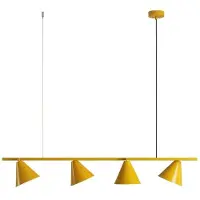 Aldex Hanglampe , Hängeleuchte Form 4, dimbare, Geel, Eetkamer, Metaal, Modern
