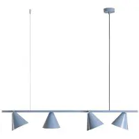 Aldex Hanglamp Hängeleuchte Form 4, dimbaar, blauw, Woon-/ Eetkamer, metaal, Modern, hanglamp