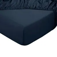 DoubleDry Hoeslaken 100% natuurlijk katoen eenpersoons 90x200 cm zacht &