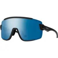 Smith - Zonnebrillen - Wildcat Matte Black ChromaPop Polarized Blue Mirror voor Unisex van Nylon - Zwart