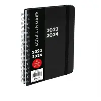 Coppens Planner Luxe black sp. 22x16cm 18mn | Coppens