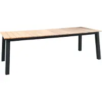Yoi Tuintafel Muro Dark Grey Teak 236 x 90 cm