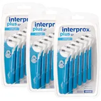 Interprox Plus Conical - 3 tot 5 mm - Blauw - 3 x 6 stuks - Voordeelpakket