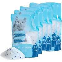 Nobleza Kattenbakvulling Silica 8 x 3,8 liter - Silica gel - Totaal 30,4 Liter / 12 KG