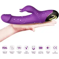 Armony - METEROR DILDO VIBRATOR RABBIT ROTATOR PAARS | VIBRATOR | VIBRATOR VROUW | SEKSSPEELTJES VOOR VROUW | SEX TOYS VOOR VROUW