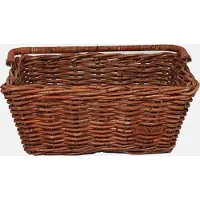 Wicked - Fietsmand - Boodschappen Mand - Rotan - Rood/Bruin - 22,5L