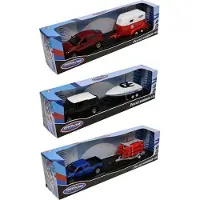 Speedzone Licentie auto met aanhanger 1:42 D/C - 33112459 | 3 versies