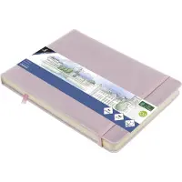 Kangaro schetsboek - A5 landscape - violet - PU hardcover - met elastiek en lint - K-861233