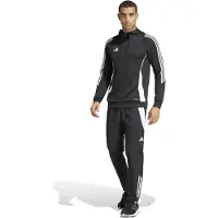 Adidas Tiro 24 Hooded Trainingspak 1/4-Zip Zwart Wit