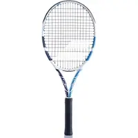 Babolat Tennisracket Evo Drive Lite White Blue (Bespannen)-Gripmaat L1