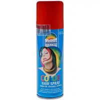 Merkloos Carnaval verkleed haar verf - rood - busje 111 ml - Haarspray - Verkleedhaarkleuring