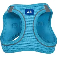 Animal Boulevard Ab32226 - Hals- En Leibanden - Hond - Ab Air-mesh Comfortharnas Blauw-l 8-13kg - Maat: L 8-13kg