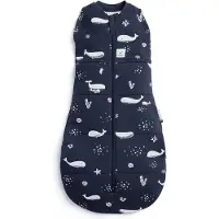 ErgoPouch Cocoon inbaker slaapzak - 2,5 Tog - Slaapzak baby - Inbakerslaapzak - Slaapzakken - Slaapzak 80 cm -Whale
