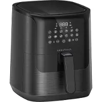 Montana De Montana MF340 compact is de kleinste airfryer in het assortiment uitgevoerd met een inhoud van 4 liter en een vermogen van 1350 Watt. Deze air