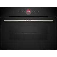 Bosch CBG7741B1 - Serie 8 - Compacte oven - 60 cm x 45 cm - Air Fry-functie: voor perfect en gezonde gefrituurde gerechten - Eenvoudig te reinigen met pyrolytische zelfreiniging - Home Connect