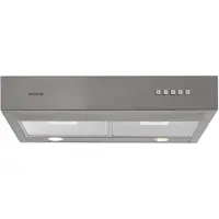 Inventum AKO6015RVS onderbouw afzuigkap 60 cm - Afzuigcapaciteit 350 m3/h - Geschikt voor grote keuken - 3 standen - Ledspots - Luchtafvoer en recirculatie - RVS